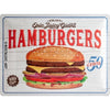 Blechschild  Motiv Enjoy Hamburgers von Nostalgic Art. Schriftzug Enjoy Epic Juicy Giant.