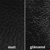 Kunstleder Muster Schwarz in glänzend und matt