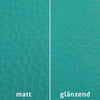 Kunstleder Muster Türkis in glänzend und matt